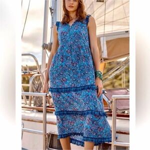 J.Jill Tiered Sleeveless Dress - NWT Petite L